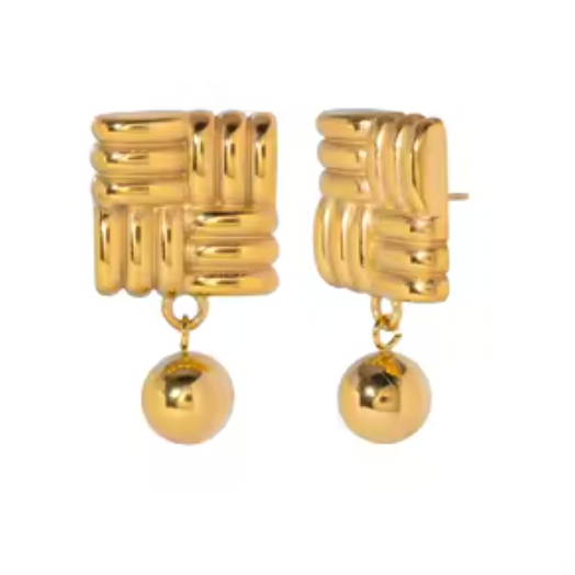 Astur Earrings - 18K Gold Plated