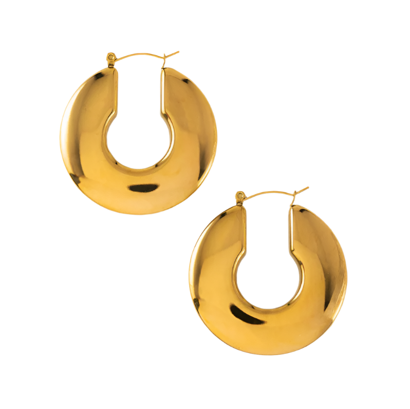 Abla Earrings - 18K Gold Plated