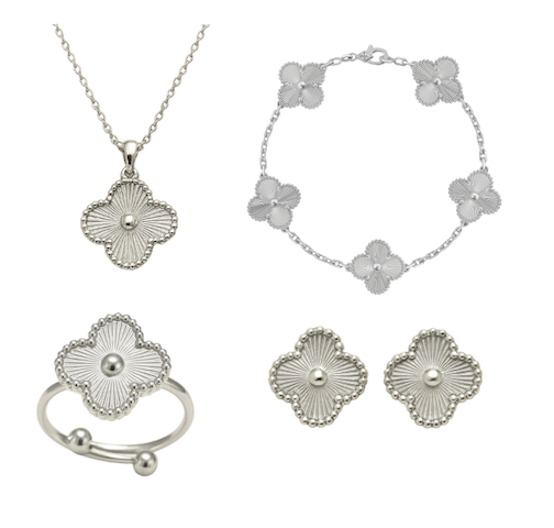 Silver Ubax Van Cleef Set - Stainless Steel