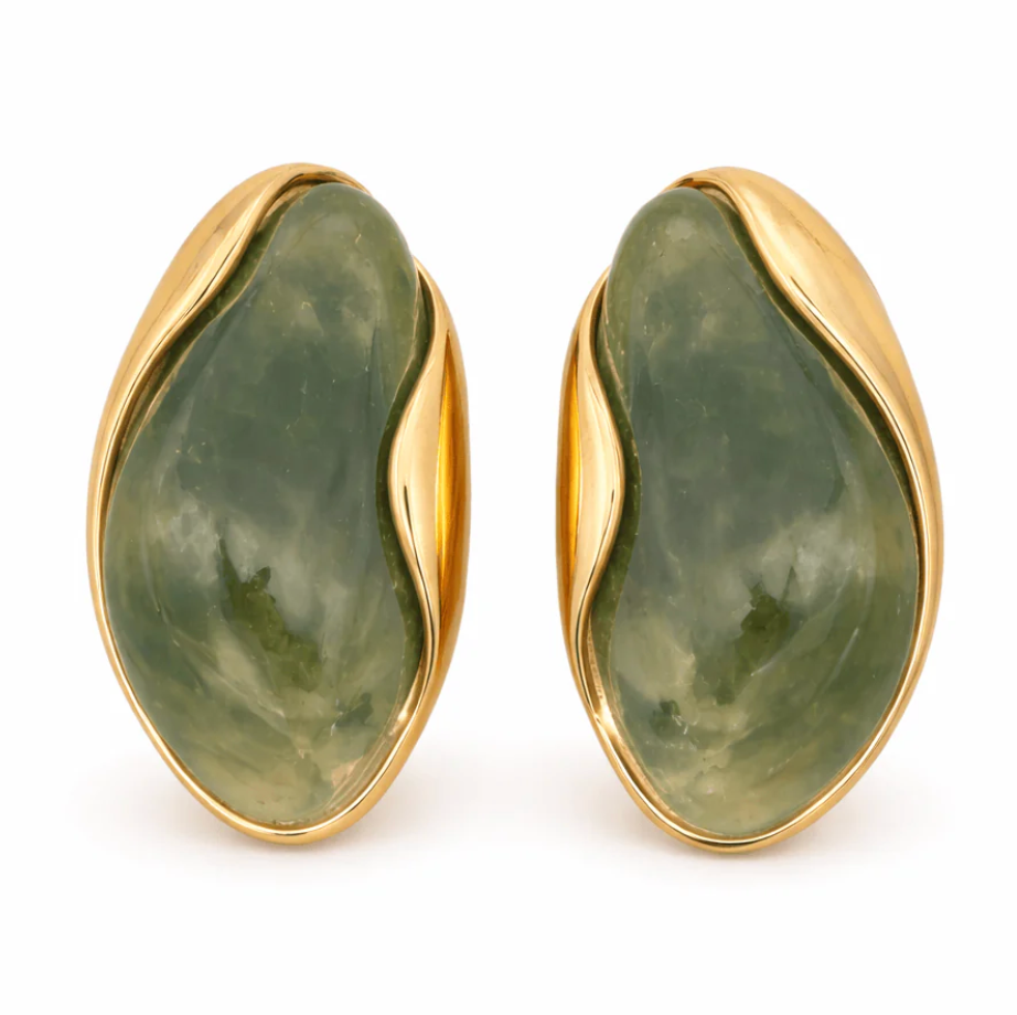 Yusra Earrings- 18k Gold Plated