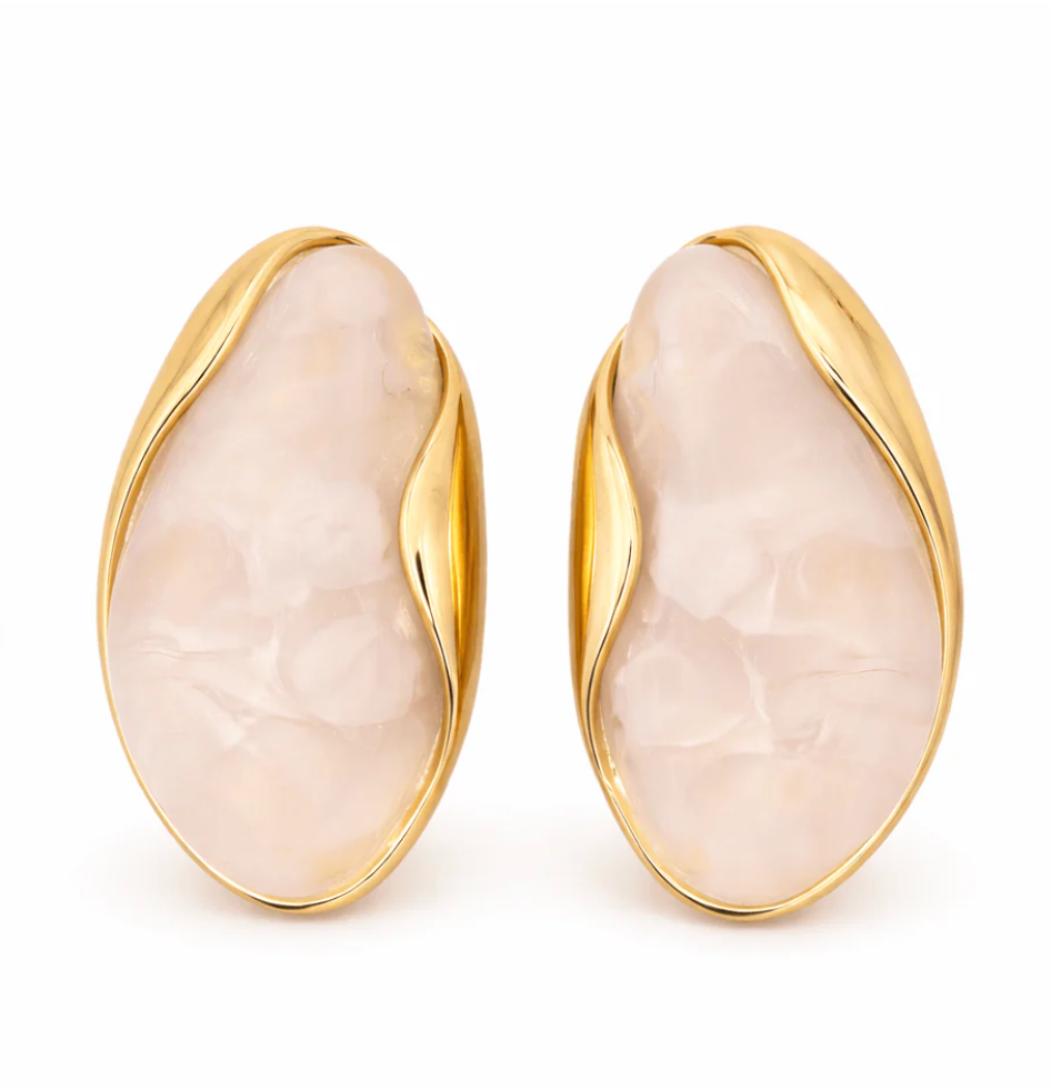 Yusra Earrings- 18k Gold Plated