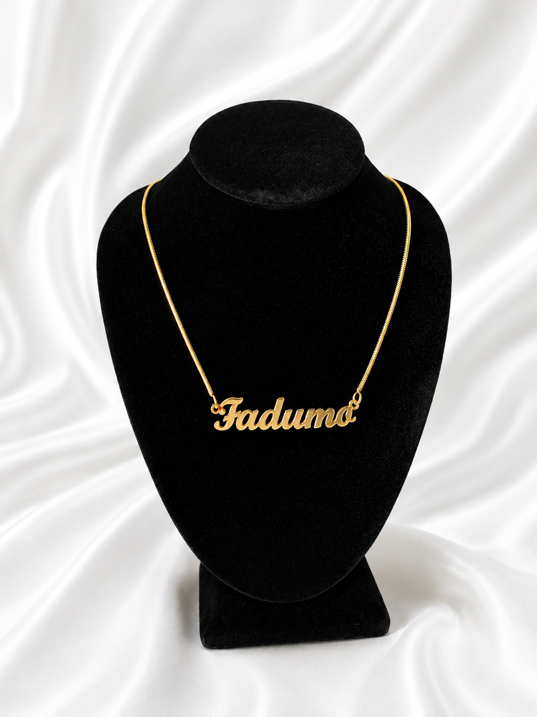 18K Gold Plated Necklaces Somali Names