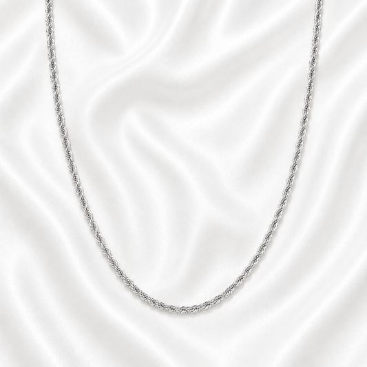 Mahad Rope Necklace For Men - Stainless Steel