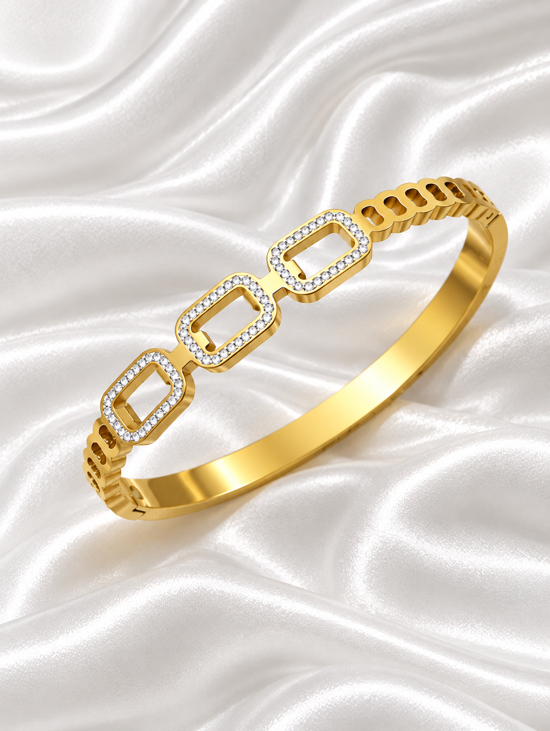 Hannan Bangle - 18k Gold Plated