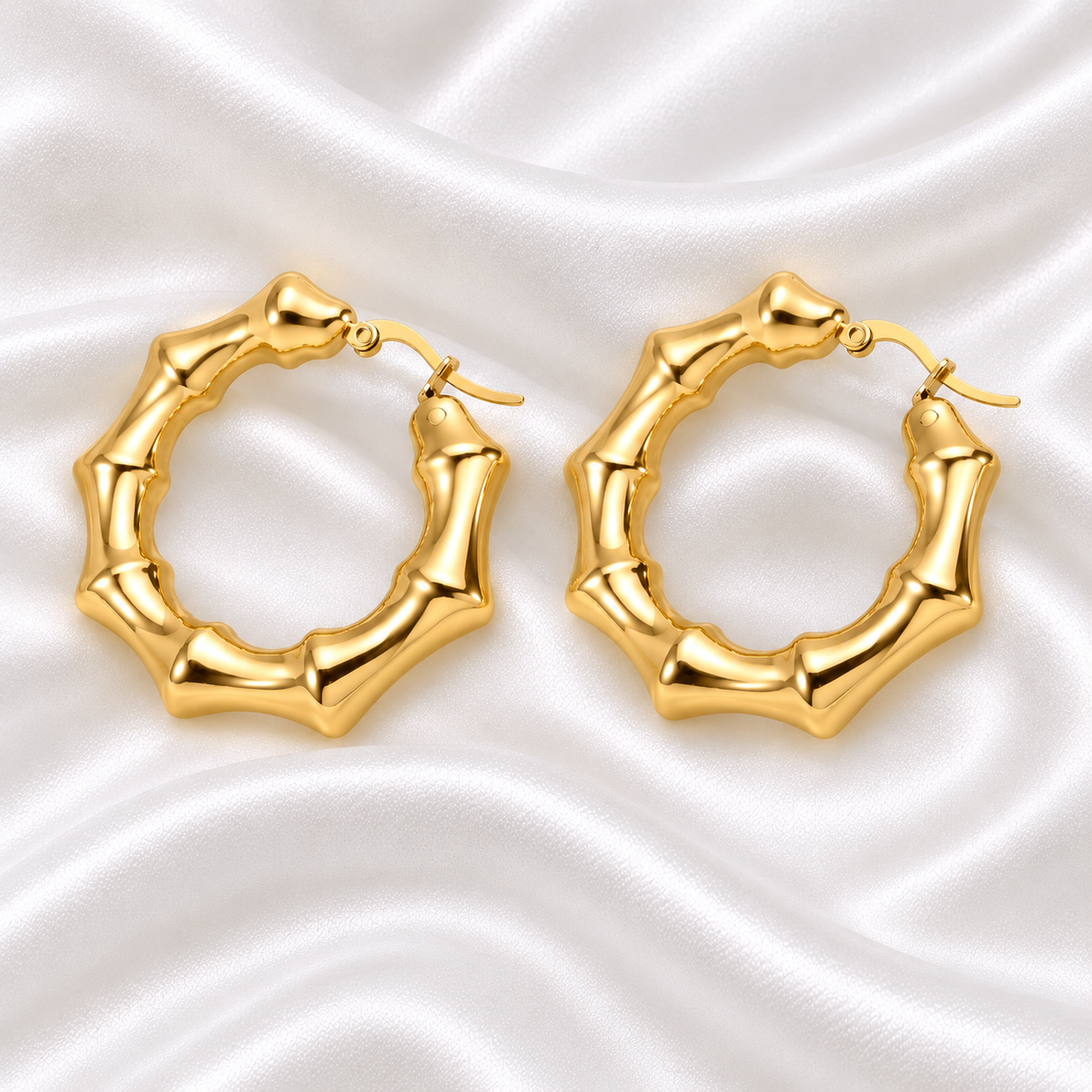 Rahma Earrings - 18k Gold Plated