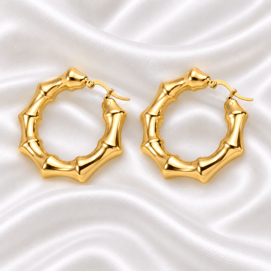 Rahma Earrings - 18k Gold Plated