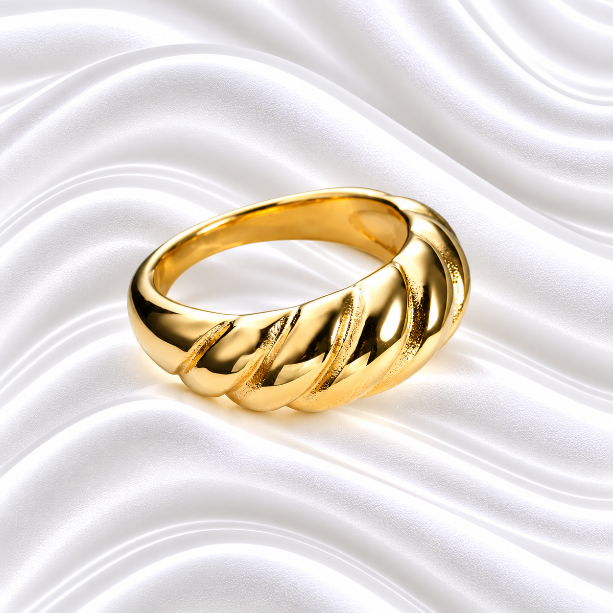 Ikram Ring- 18K Gold Plated