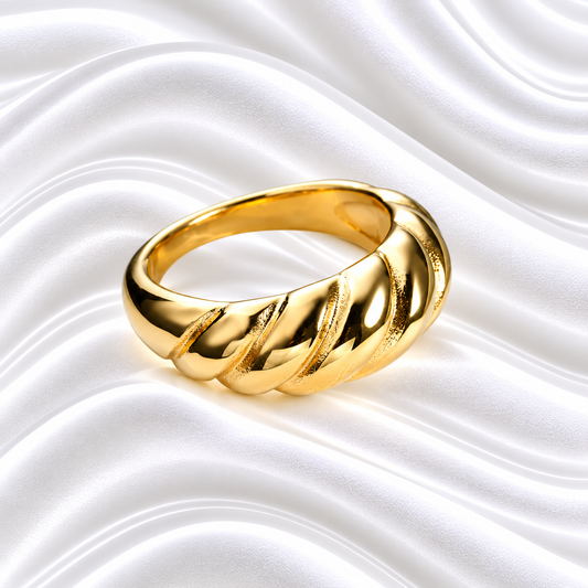 Ikram Ring- 18K Gold Plated