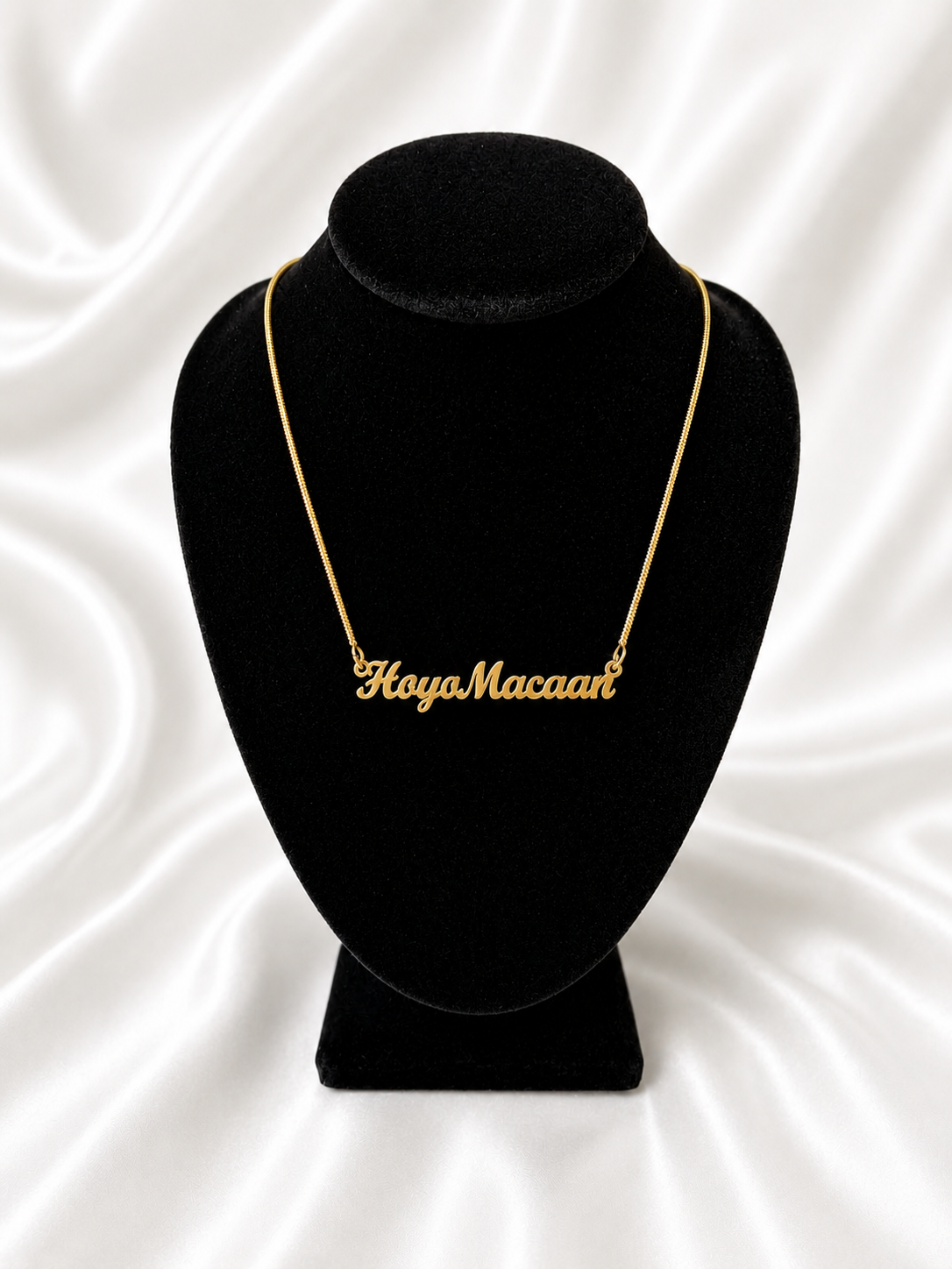 18K Gold Plated Necklaces Somali Names