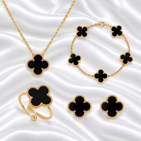 Black Ubax Set - 18K Gold Plated