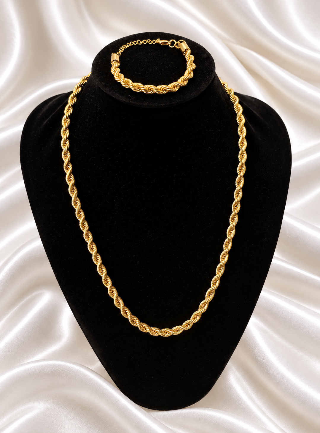 Isnino Rope set - 18k Gold Plated