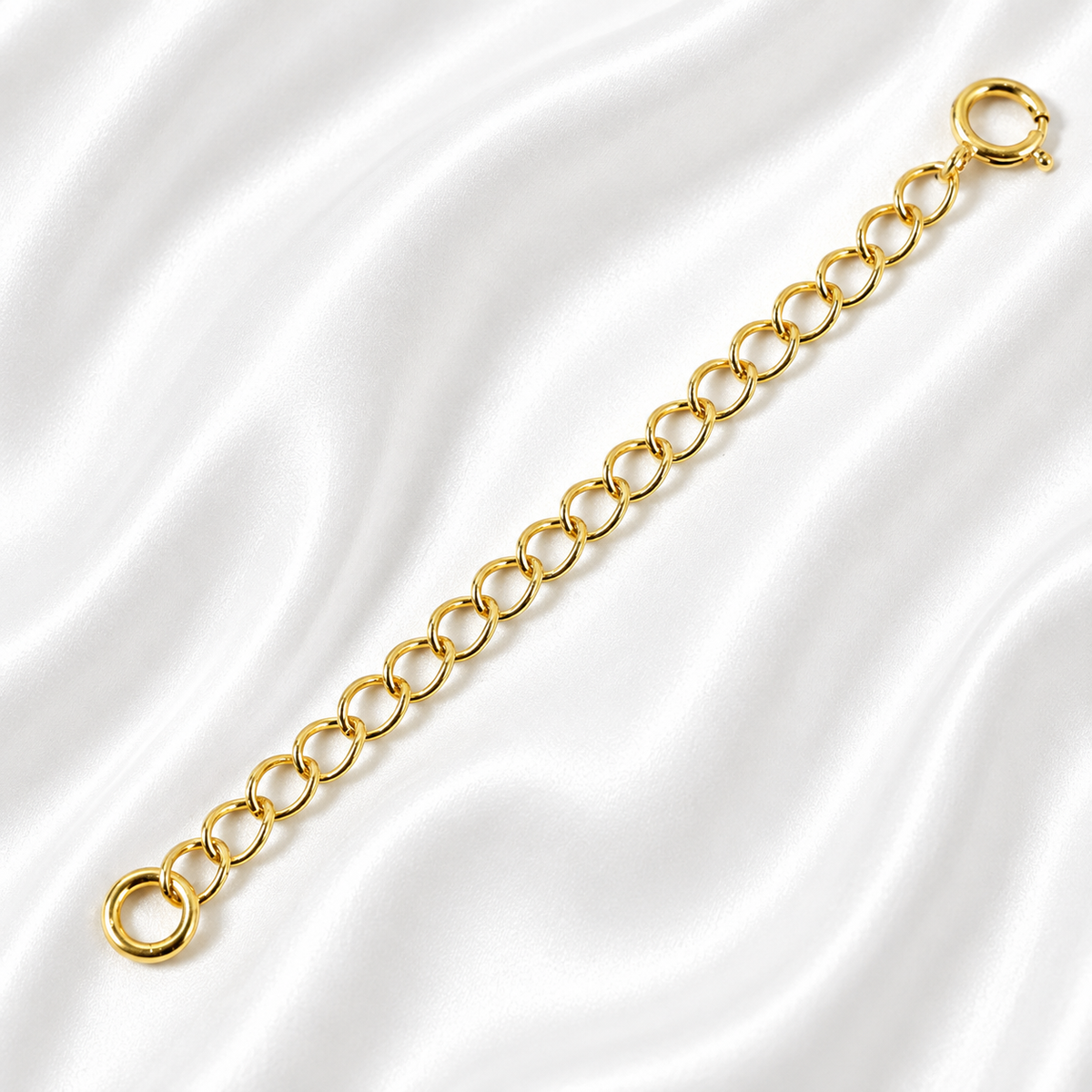 Extension Chain Necklace - 18k Gold Plated