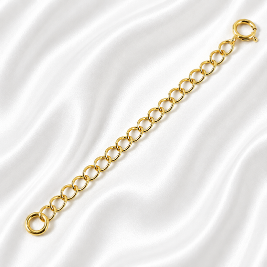Extension Chain Necklace - 18k Gold Plated