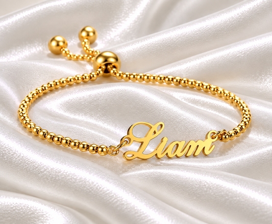 Women Chain | 18k Gold plated Personalized Name Bracelets