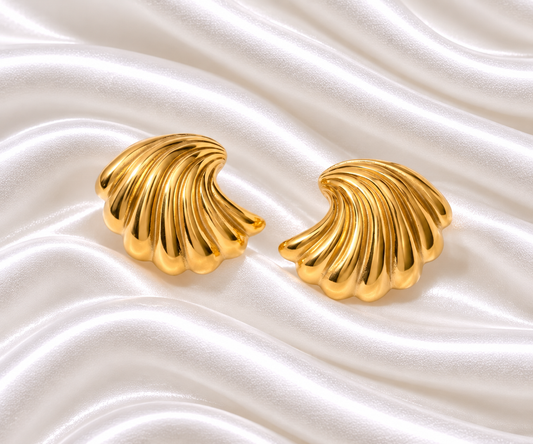 Rumaysa Earrings - 18K Gold Plated