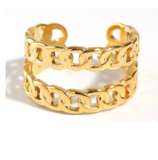 Nastexo Ring - 18k Gold Plated